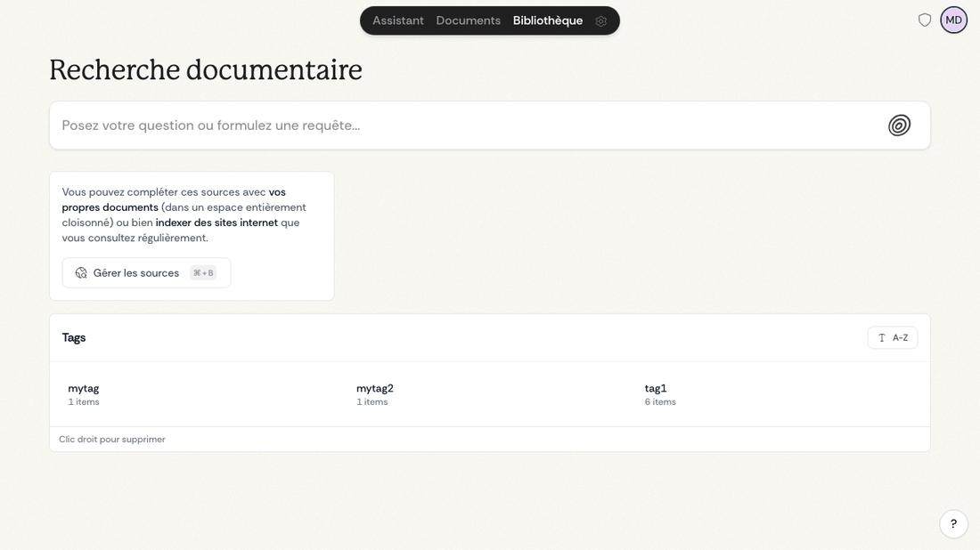 Recherche documentaire