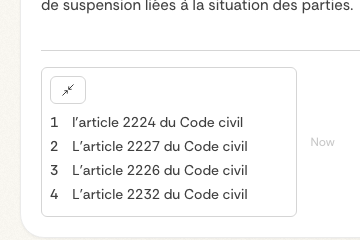 Panneau des sources